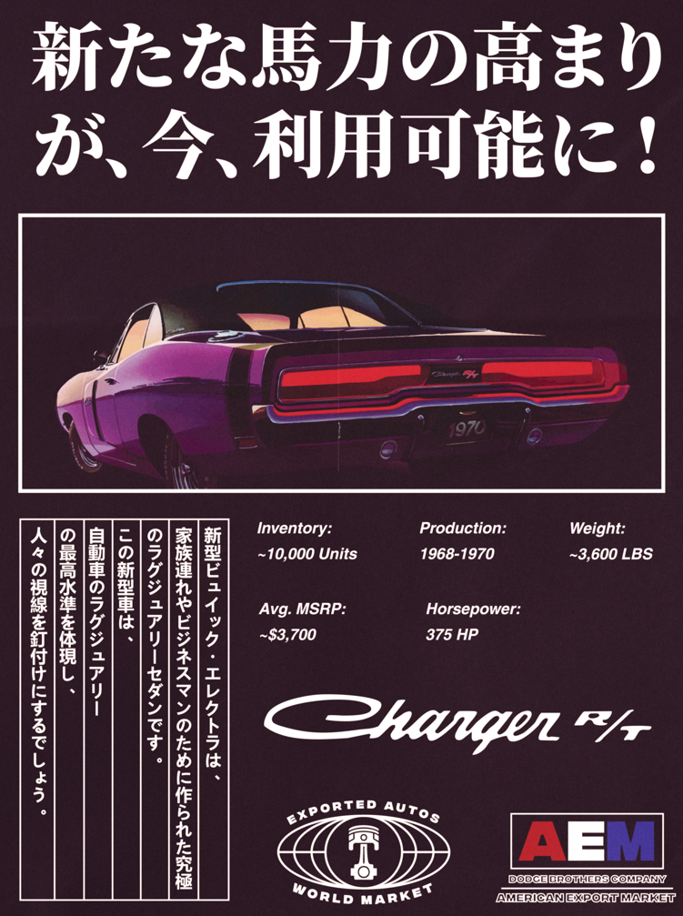 1970 Dodge Charger Poster